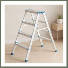 Bezos Alüminyum Çift Basamaklı Merdiven 92 cm (4+4) Bezos1