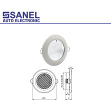 Butonlu Spot Lamba 24V Mavi Gece 6X05W LED 165 Lümen 6500K Sanel SSPEB.24WB-CG