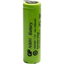Gp 1300MA 1.2V Düz Kafa Puntalı Aa Kalem Pil 130AAM