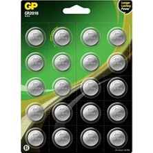 Gp CR2016 DL2016 Lityum 20'li Para Pil (GPCR2016-2CAI20)