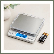 Bezos Mini Hassas Tartı 3000G/0.01G (Şeffaf Kapak, Pilli) Bezos1