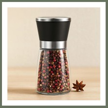 Bezos Cam Hazneli El Öğütücü - Tuz ve Baharat (Küçük) Bezos1