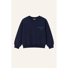 Zeyland Erkek Çocuk Sıfır Yaka Baskılı Sweatshirt