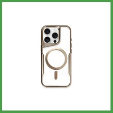 Soi Home iPhone 15 Pro Uyumlu Kılıf Boyi Magsafe Silikon Kapak - Kahverengi Soı