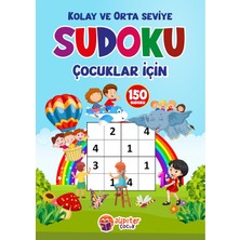 Happy Trend Sudoku Kitabı 6+ Yaş – 150 Bulmaca Kolay ve Orta Seviye - A4 Büyük Boy 40 Sayfa Zeka Geliştirici