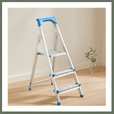Bezos 2+1 Basamaklı Metal Merdiven 60 cm - 120 kg Bezos1