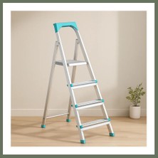 Bezos 3+1 Basamaklı Metal Merdiven 82 cm 120 kg Bezos1