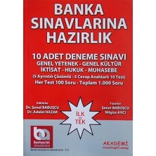 Happy Trend Sınavlarına Hazırlık 10 Adet Deneme Sınavı (Üniversite Mezunları Için)