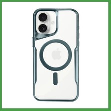 Soi Home iPhone 16 Plus Uyumlu Kılıf Boyi Magsafe Silikon Kapak - Turkuaz Soı