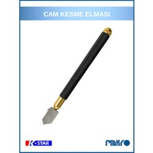 Kstar K-Star Eco Siyah Elmas Geniş Kafa Metal Saplı
