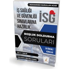Happy Trend Güvenliği Uzmanlığı Sınavlarına Hazırlık Isg Boşluk Doldurma Soruları