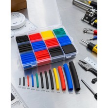 Nemere Daralan Makaron Kutusu 560 Parça Renkli Kablo Koruma Seti UCZZ560PARÇAMAKARON-4