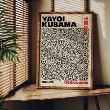 Happy Trend Tanıtım Yayoi Kusama Çerçevesiz Poster, Modern Dekoratif Çerçevesiz Poster, Tablo, Yayoikusama, 21 x 30