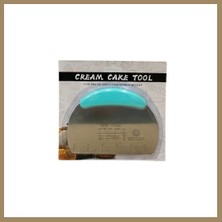 Bezos Metal Oval Spatula 22