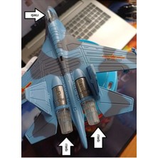 Oyuncak Sahili Su 34 Bombardıman Metal Uçak Suhoy SU34 Rus 5.nesil Savaş Uçağı Çekbırak Işıklı Sesli