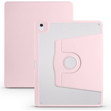 Goocamp iPad Pro 12.9 2022 M2 Kılıf Kalem Bölmeli Logo Gösteren Uyku Modlu Dönebilen Standlı Tam Uyumlu Gcmp