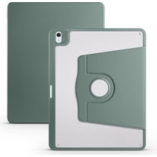 iPad Pro 12.9 2022 M2 Kılıf Kalem Bölmeli Logo Gösteren Uyku Modlu Dönebilen Standlı Tam Uyumlu Casetify