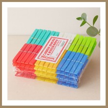 Bezos Plastik Çamaşır Mandalı 144LÜ (Gökkuşağı) 22
