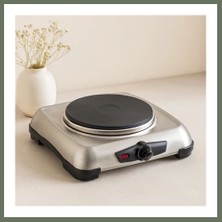 Bezos Mini Elektrikli Ocak 1500W Tek Gözlü 18 cm Ayarlı Termostat Bezos1