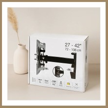 Bezos Hareketli Tv Duvar Askısı 27-42 Inç 20KG 180° 22