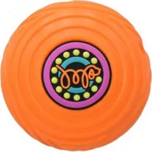 Happy Pet Groovers Tpr Dayanıklı Sesli Köpek Topu Oyuncağı 8,5 cm Turuncu