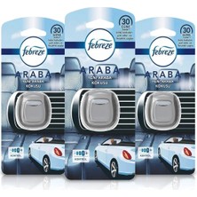 Febreze Yeni Araba Kokusu Havalandırma Klipsi 3x2 ml (3’lü Paket)