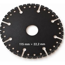 115 mm Çok Amaçlı Kesme Diski 22,2 mm Elmas Granüllü Metal Ahşap Plastik Kesim Taşlama Makinesi Uyum