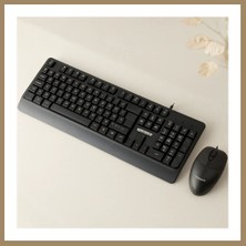 Bezos USB Kablolu Q Klavye & 1200 Dpı Mouse Seti 22