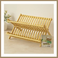 Bezos Bambu Tezgah Üstü Bulaşıklık ve Tabaklık 46X33 cm 22