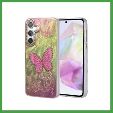 Soi Home Samsung Galaxy A35 5g Uyumlu Kılıf Blade Aynalı Desenli Kapak - Desen 5 Soı
