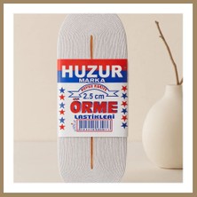Bezos Paça Lastiği 2,5 cm Beyaz ? Geniş 10 M 22