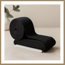 Bezos Siyah Paça Lastik 1.5 cm (Yassı) - 10 M 22