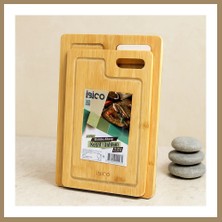 Bezos Bambu Kesme Panosu 2'li Set (18X28 & 22X32 Cm) 22