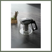 Bezos Süzgeçli Cam Demlik 1100 ml Bezos1