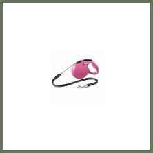 Bezos New Classic Otomatik Ip Köpek Gezdirme Tasması Small 5 mt Pembe Bezos1