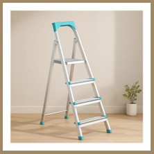 Bezos 3+1 Basamaklı Metal Merdiven 82 cm 120 kg 22