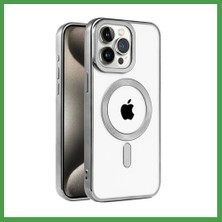 Soi Home iPhone 15 Pro Max Uyumlu Kılıf Kronos Magsafe Kapak - Titanyum Gri Soı