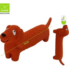 Nunbell Köpek Oyuncağı Latex Köpek 30 cm Uzun Gövdeli Esnek Çiğneme Oyuncağı