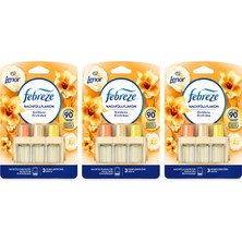 Febreze 3VOLUTION Goldene Orchidee Altın Orkide Elektrikli Oda Kokusu Yedek Dolum 3X20 ml (3’lü Paket)