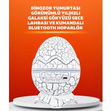 Herşey Trend Dinozor Yumurtası Tasarımlı Projektörlü Gece Lambası