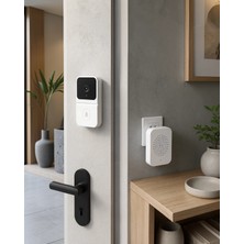 Nemere Görüntülü Kapı Zili Hd Çift Yönlü Sesli Wi-Fi Model: UCZZUCZZM8KAPIZİLİBEYAZ-2