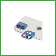 Soi Home iPhone 11 Uyumlu Pers Alüminyum Kamera Lens - Rainbow Soı