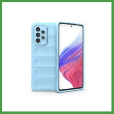 Soi Home Samsung Galaxy A53 5g Uyumlu Kılıf Optimum Silikon - Sky Blue Soı