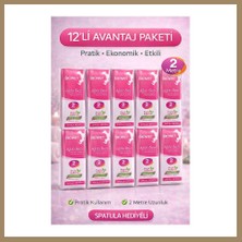 Bezos Biowet Ağda Bezi 2 Metre Spatula Hediyeli Epilasyon Bezi Dayanıklı Tüy Dökme Bezi 12 Paket 22