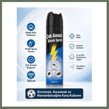 Bezos Çok Amaçlı Böcek Spreyi 300 ml Sivrisinek Karasinek Hamamböceği Için Kapalı Alan Aerosol Sprey Bezos1