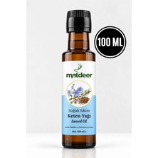 Matdeer 100 ml Keten Tohumu Yağı Soğuk Sıkım - %100 Saf ve Doğal