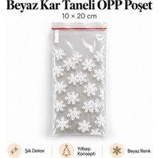 100'LÜ Bantlı Kartaneli Yılbaşı Hediyelik Poşet 10X20 cm