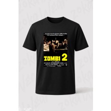 Zoka Wear Movies Lucio Fulci Horror Zombi 2 1979 Lucio Fulci Baskılı Tişört