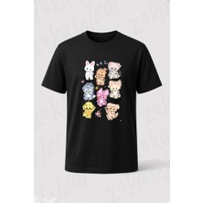 Zoka Wear Stray Kids Skzoo V3 Baskılı Tişört