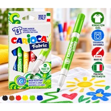 Carioca Fabric Maxi Kumaş Boyama Kalemi 6 Renk